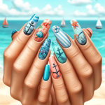 Strand Nageldesign Ideen die du ausprobieren musst