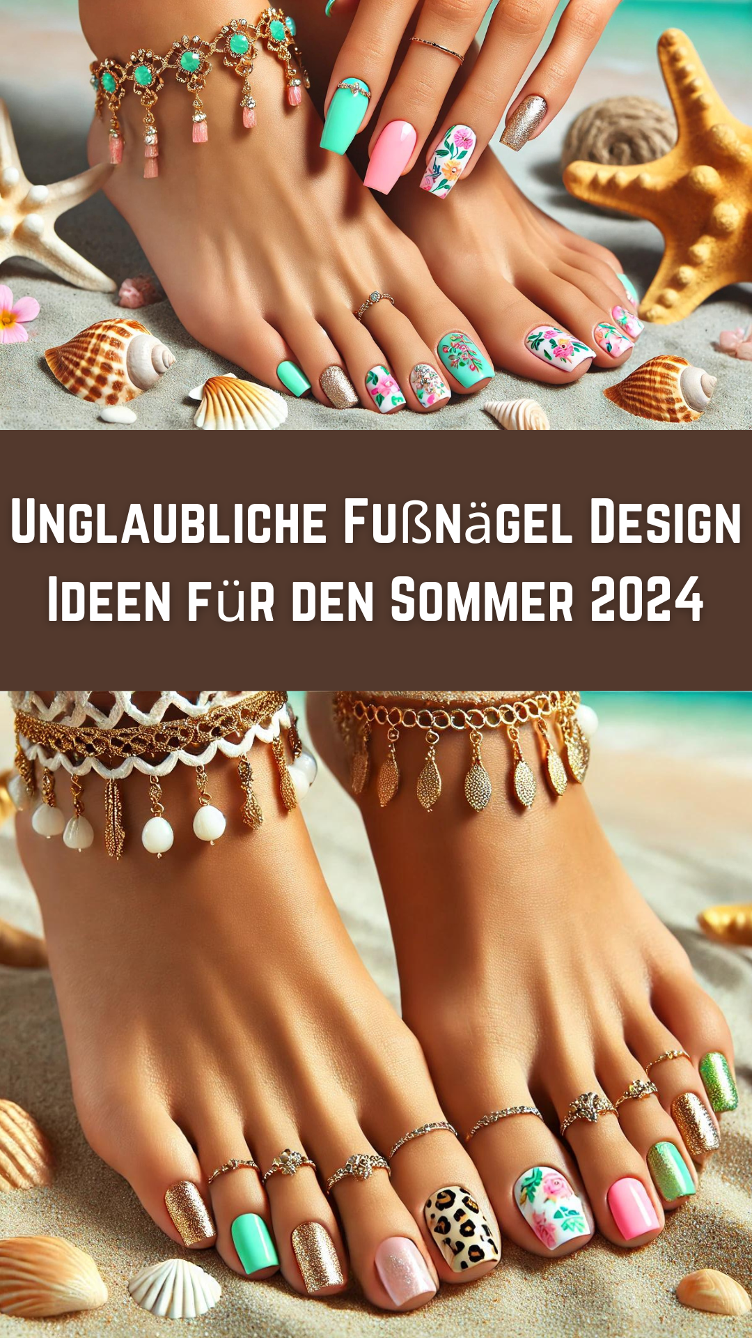 Unglaubliche Fußnägel Design Ideen für den Sommer 2024