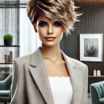 Verblüffende Frisuren für kurze Haare fransig für einen frischen Look