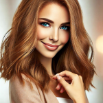 Verführerischer Look mit hellbrauner Haarfarbe den Sie lieben werden
