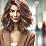 Schulterlange Haare Stufenschnitt für ein neues Ich