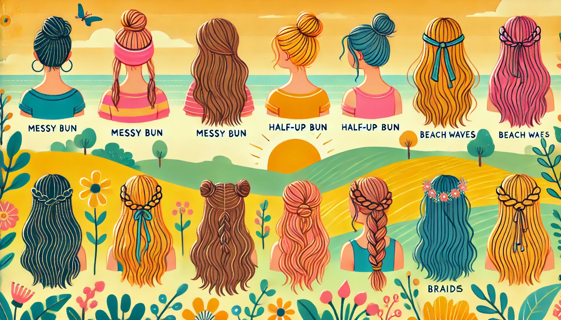 lässige frisuren lange haare