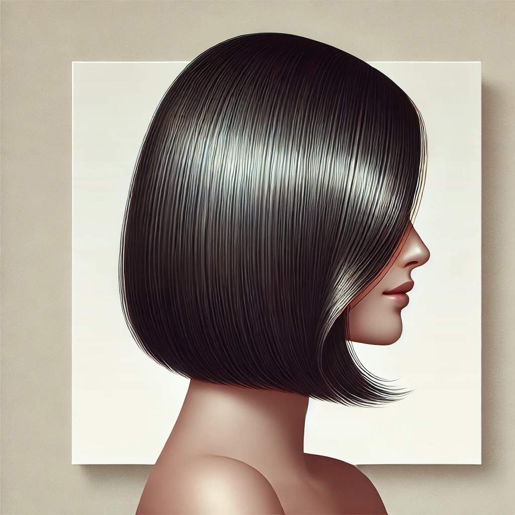 Stufen für glattes Haar