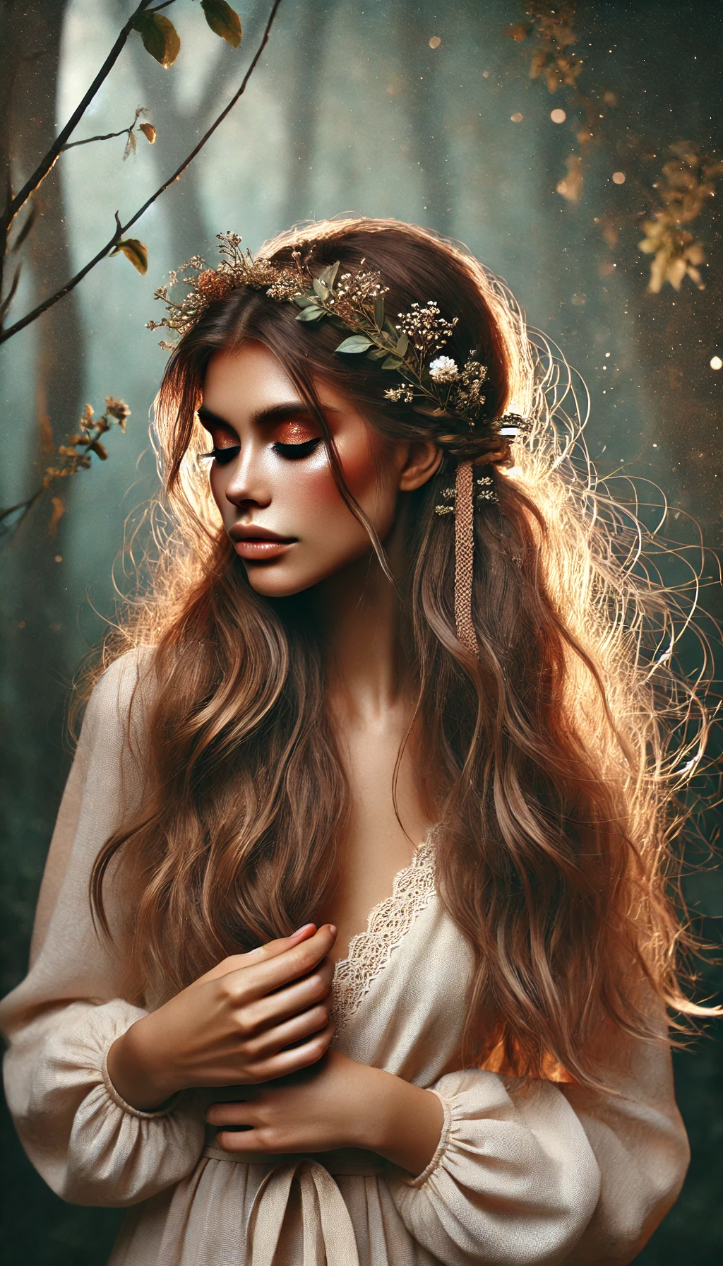 4. Boho Feen Frisuren für lange Haare