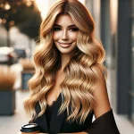 Honigblonde Goldblonde Balayage Die schönste Haarfarbe für 2025