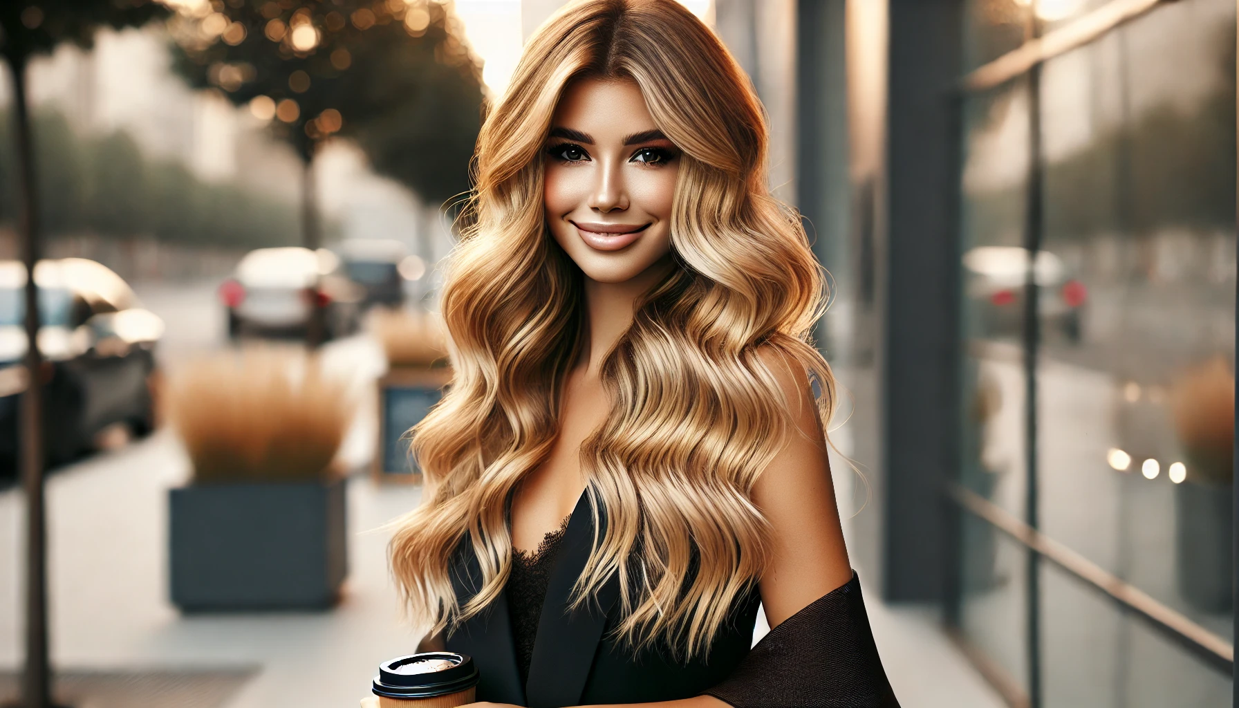 Honigblonde Goldblonde Balayage – Der ultimative Trend für 2025