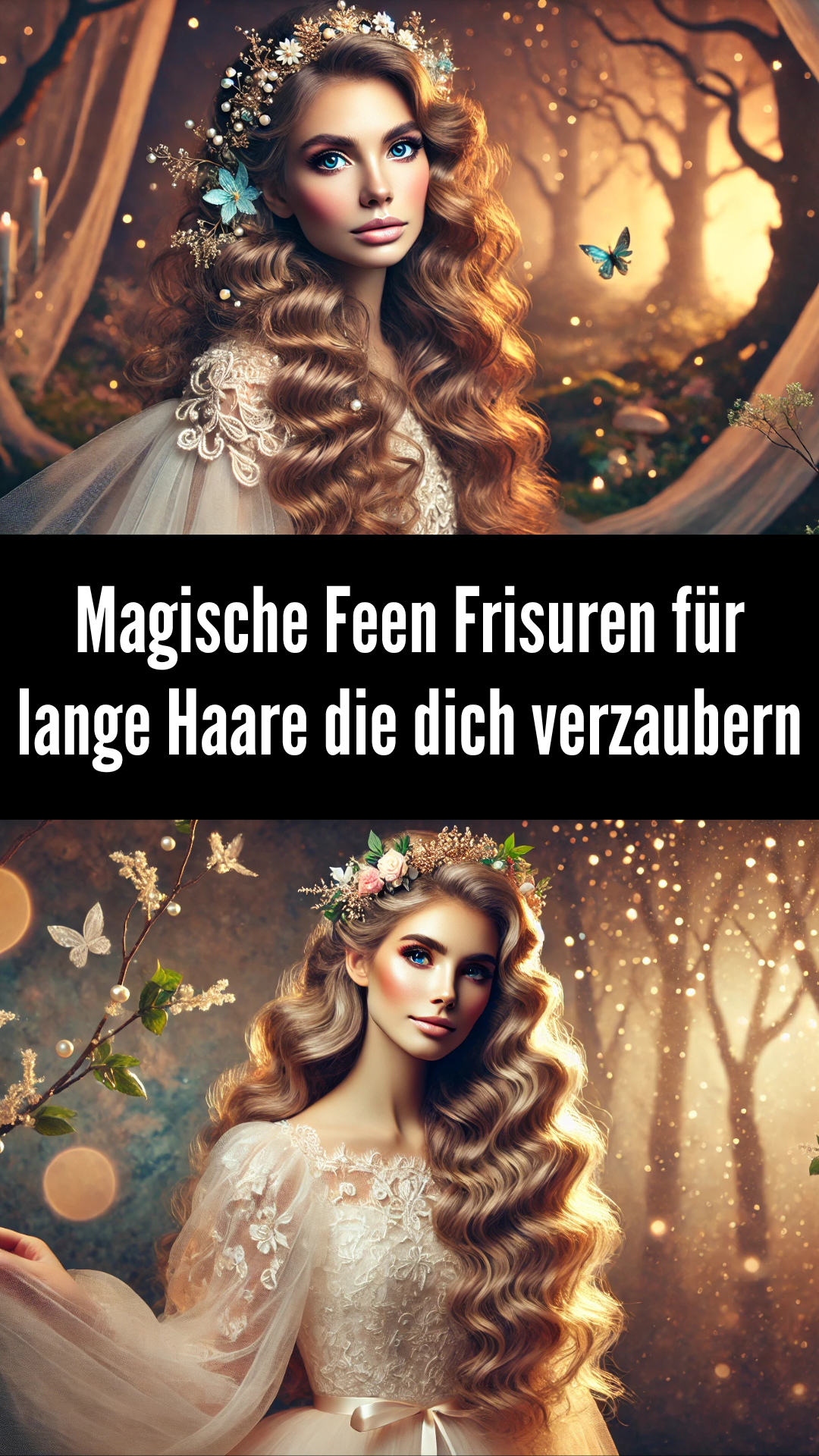 Magische Feen Frisuren für lange Haare die dich verzaubern