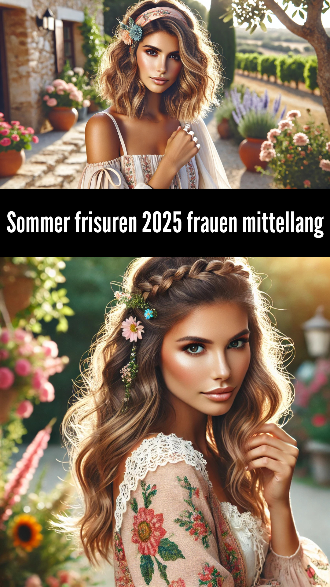 sommer frisuren 2025 frauen mittellang