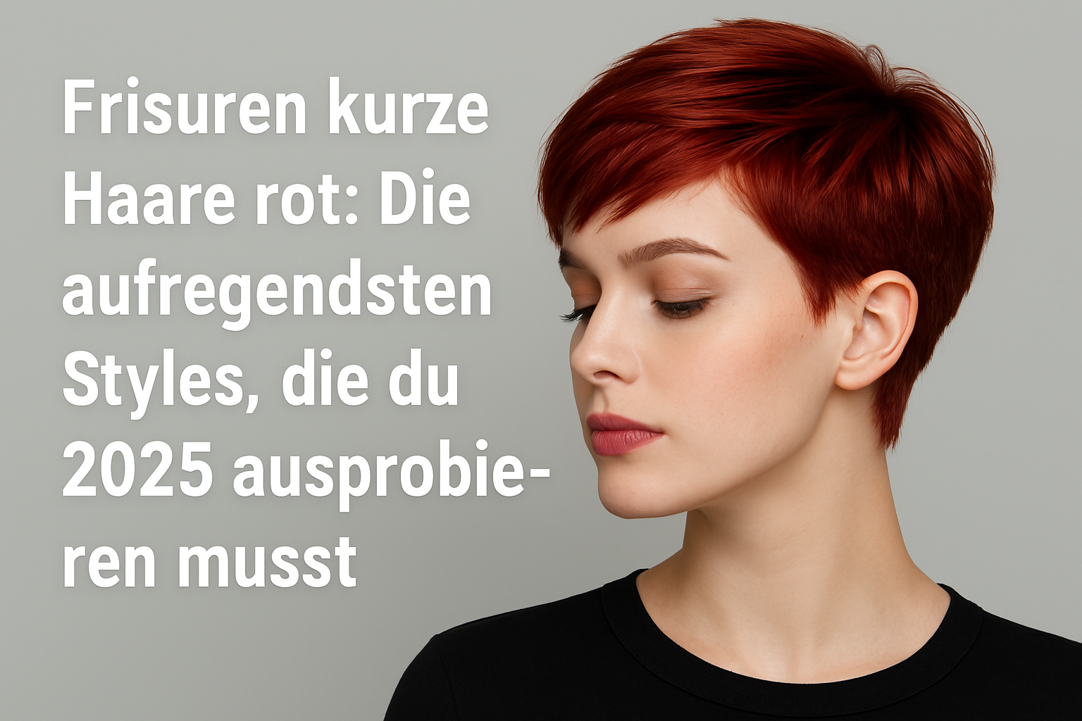 frisuren kurze haare rot