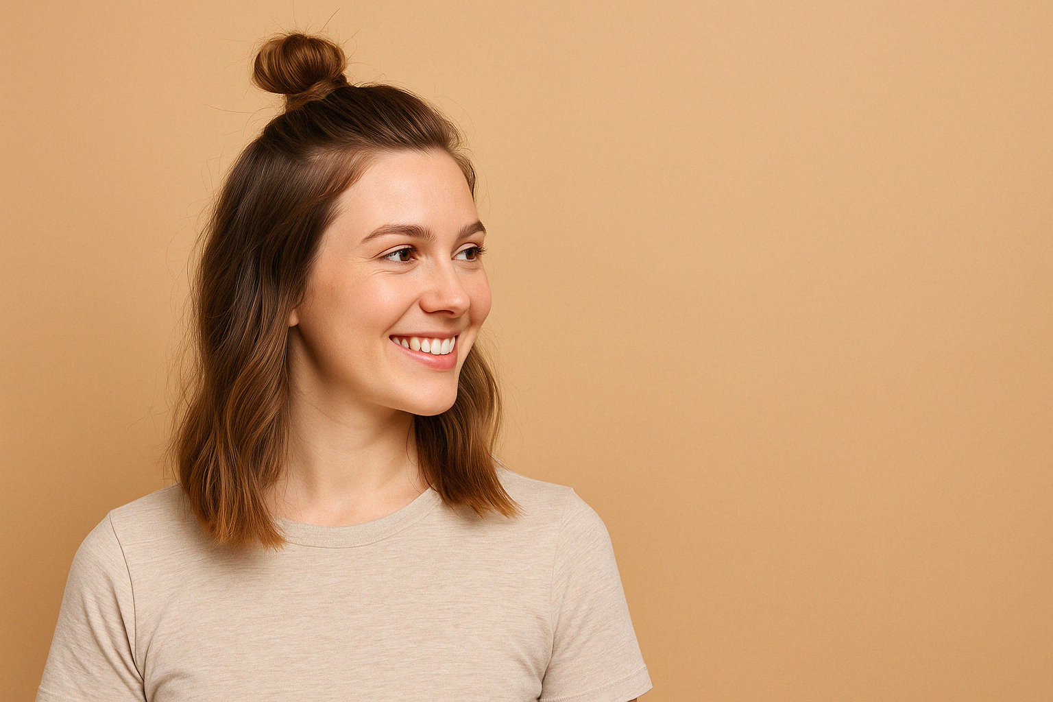🌸 Der schnelle Half Bun – trendy & alltagstauglich