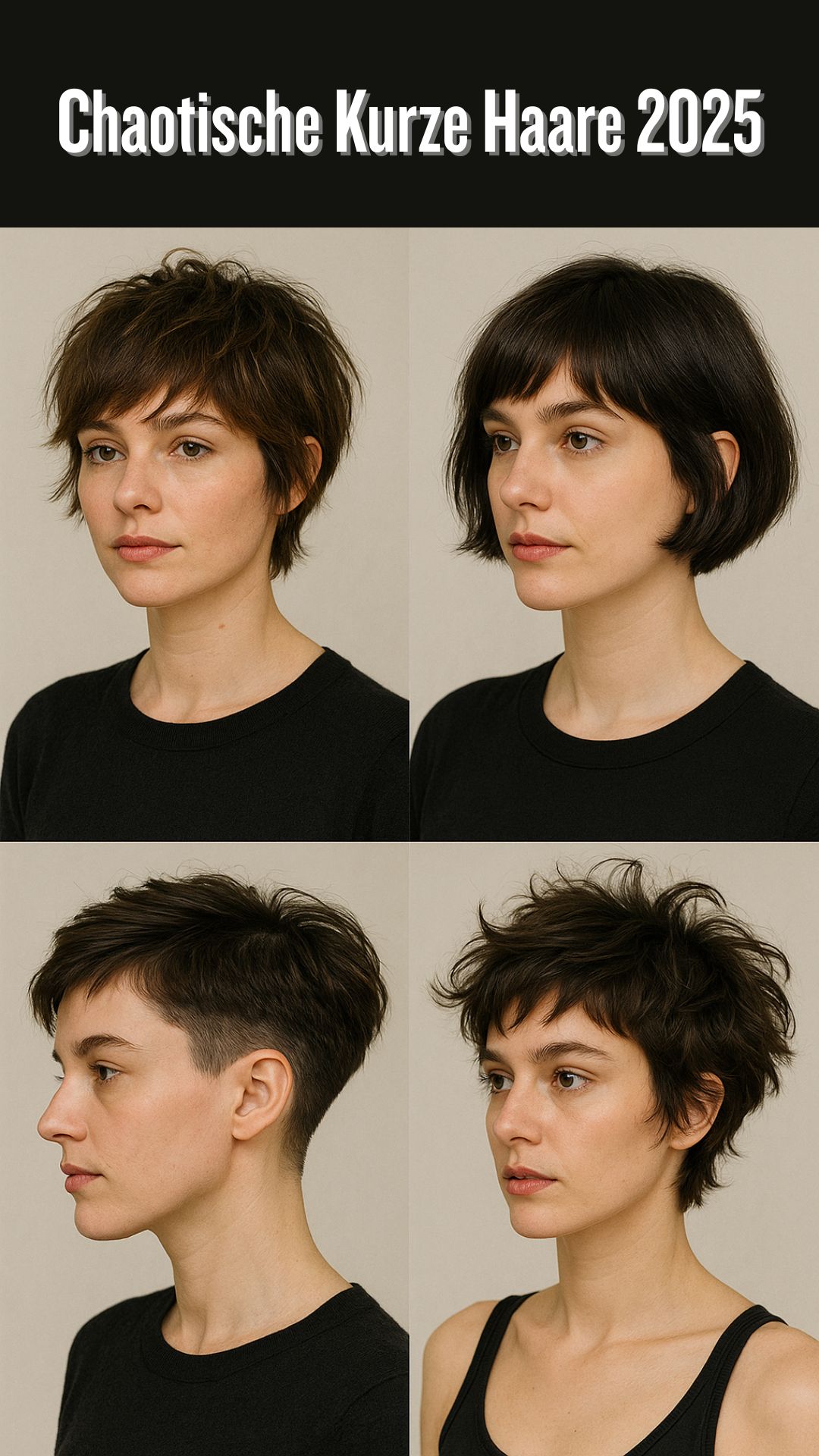 Chaotische Kurze Haare 2025