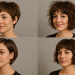 Frisuren kurze Haare Stufen für rundes Gesicht die dich sofort schlanker aussehen lassen