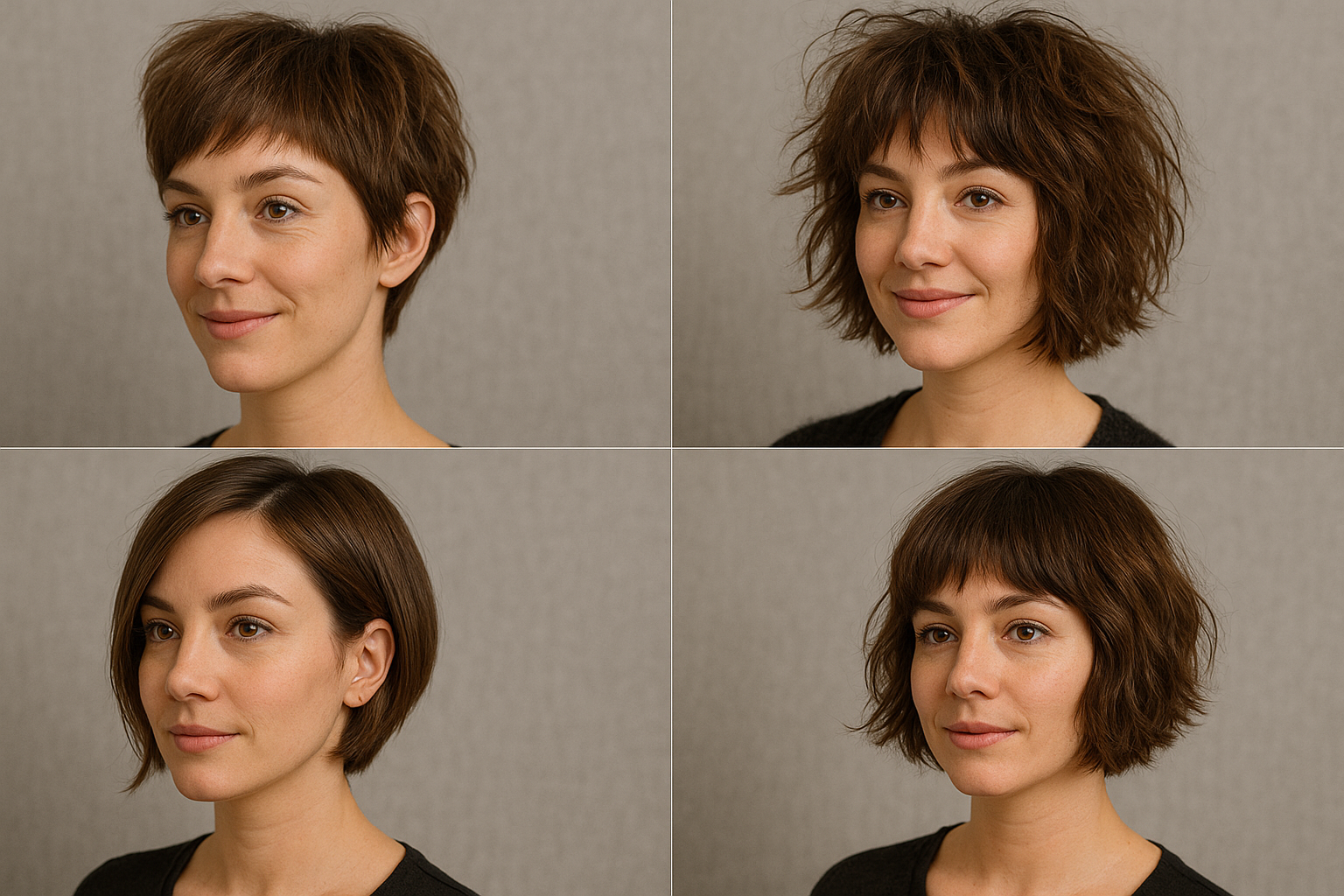 Frisuren kurze Haare Stufen für rundes Gesicht die dich sofort schlanker aussehen lassen