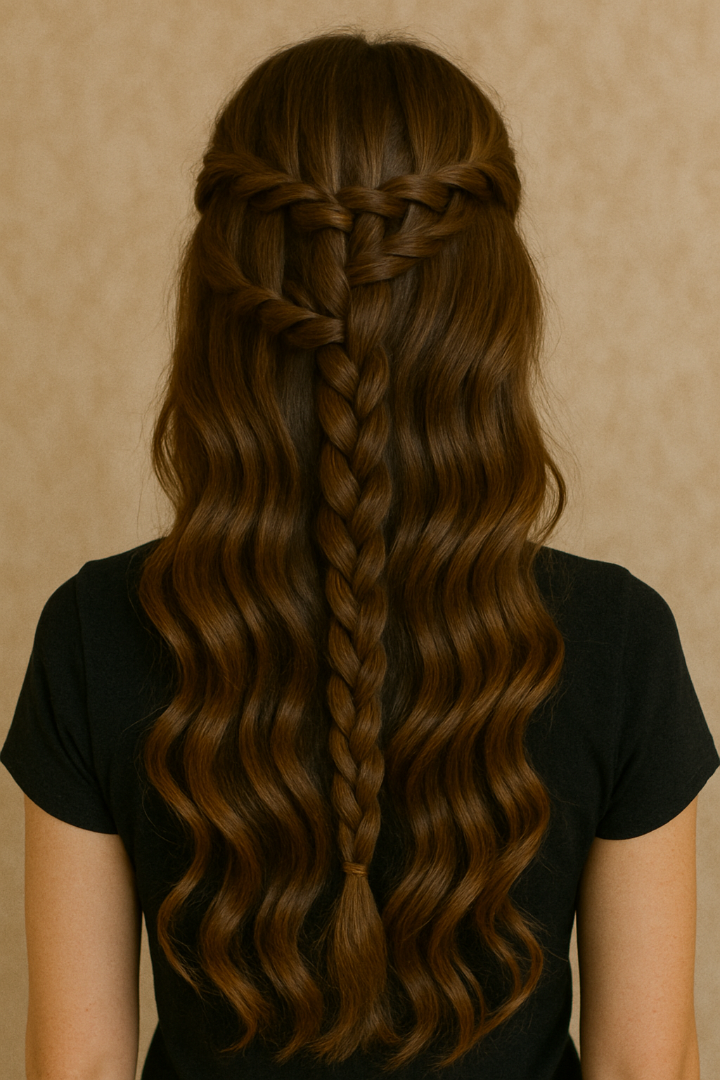 Seitlicher Wasserfallzopf 💦