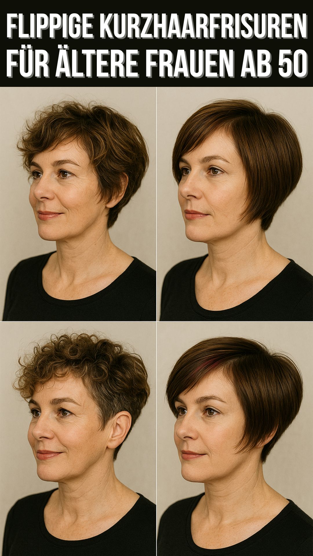 flippige kurzhaarfrisuren für ältere frauen ab 50