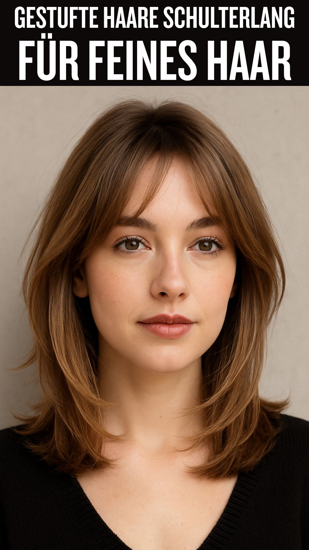 gestufte haare schulterlang für feines haar