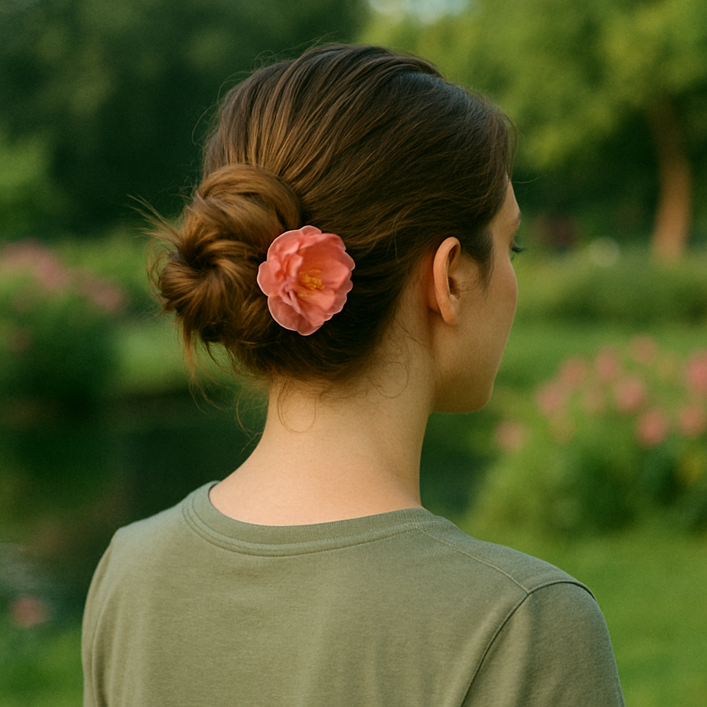 🌺 Blumen im Dutt – der Klassiker mal anders