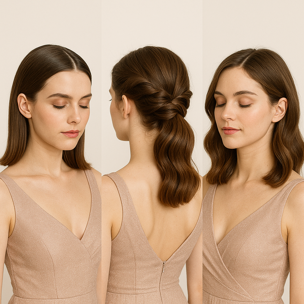 👑 Elegante Abiball-Frisuren für mittellange Haare