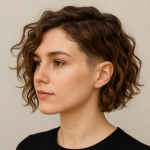 Diese Locken Frisuren für kurze Haare mit Undercut Damen lieben gerade total