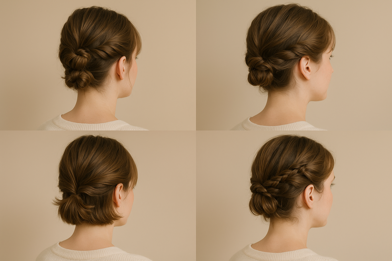 Diese einfachen Hochsteckfrisuren für kurze Haare Schritt für Schritt musst du ausprobieren