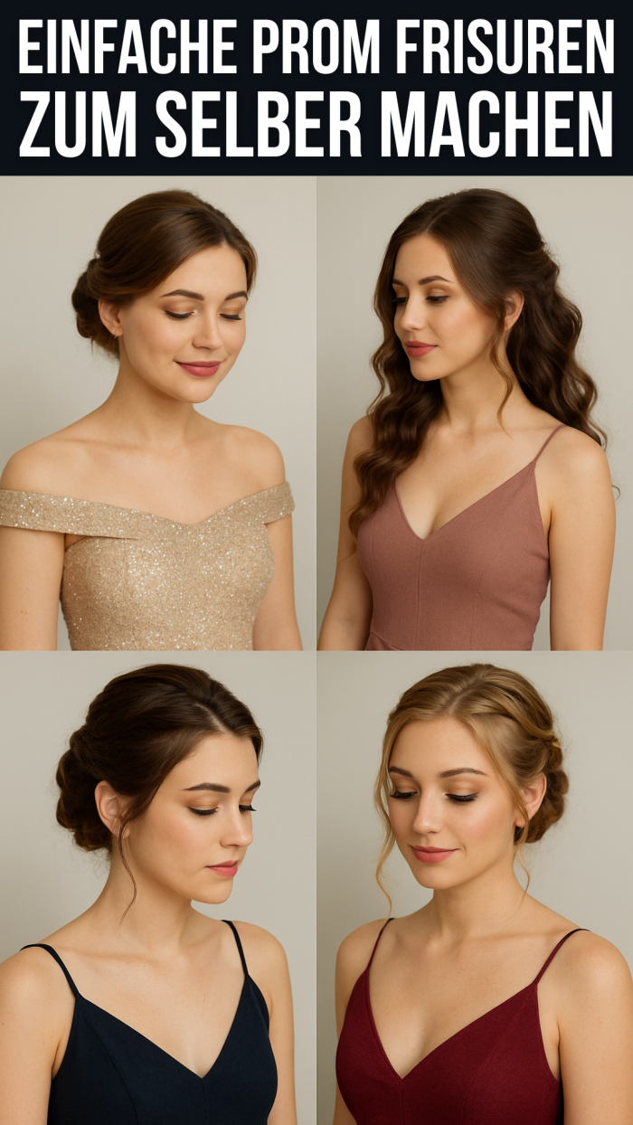 Einfache Prom Frisuren Zum Selber Machen