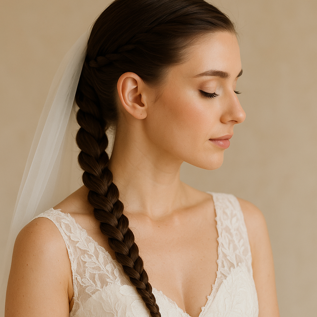 Geflochtener Sleek Zopf