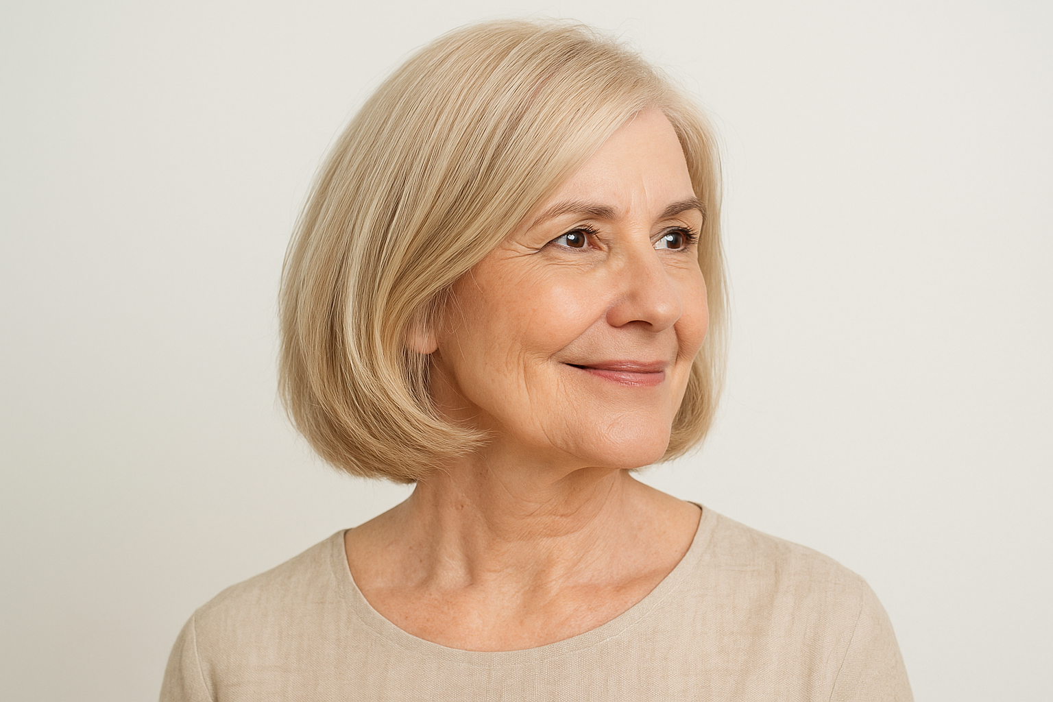 Kinnlange Haarschnitte für Frauen ab 50 die dich sofort jünger aussehen lassen