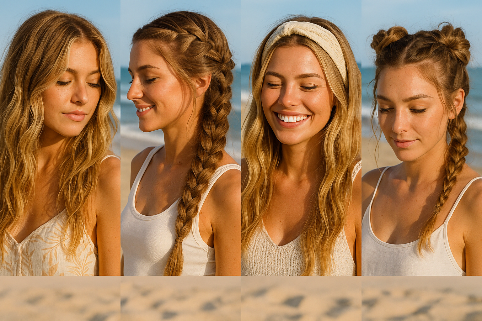 Lässige Beach Frisuren zum Nachmachen die jeder ausprobieren will