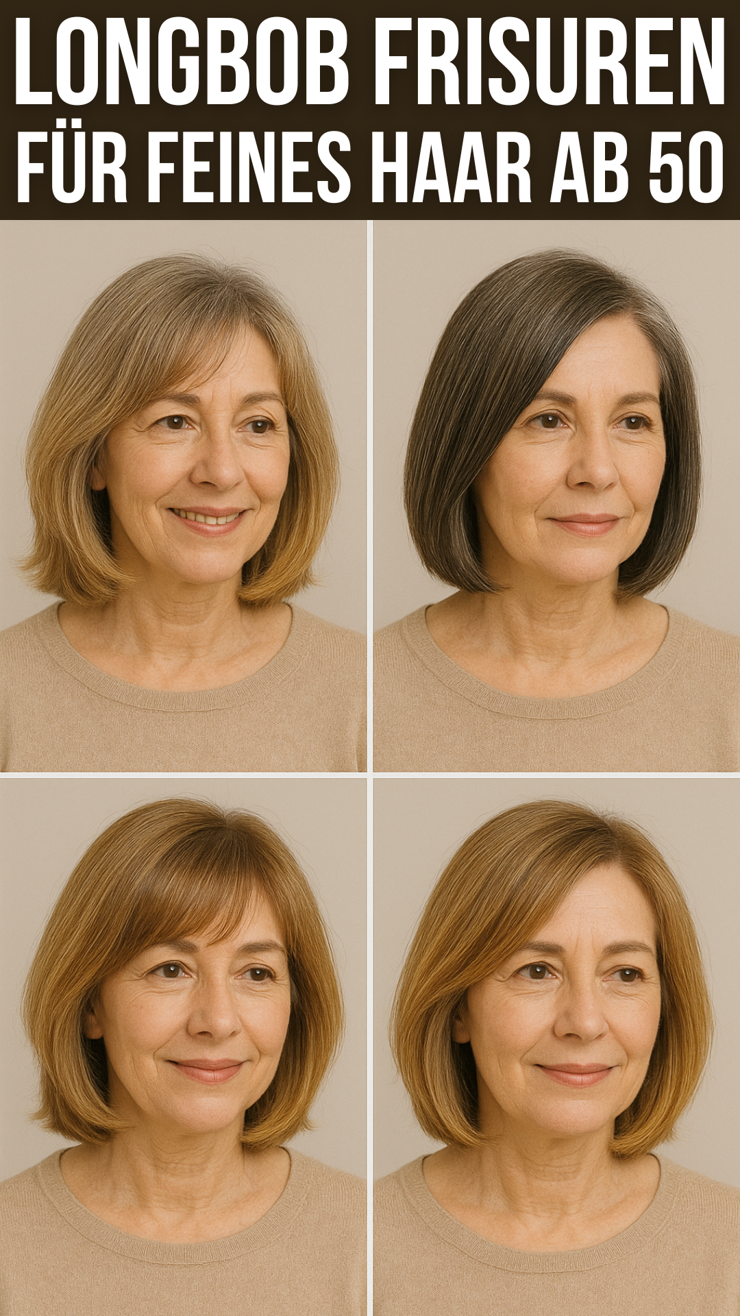 Longbob Frisuren Für Feines Haar Ab 50