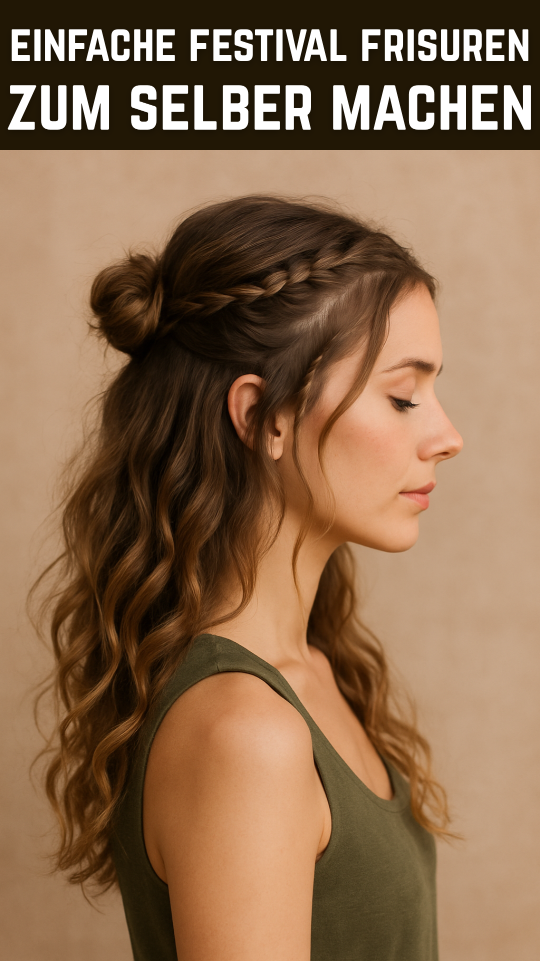 einfache festival frisuren zum selber machen