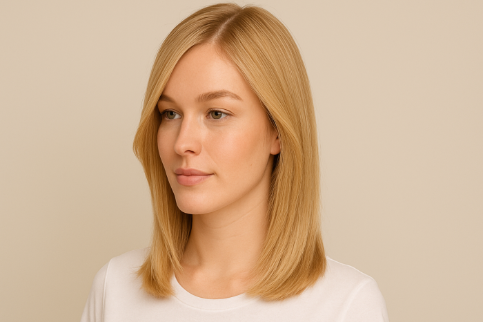 ✨ Blonde glatte Frisuren für schulterlange Haare mit Stufen