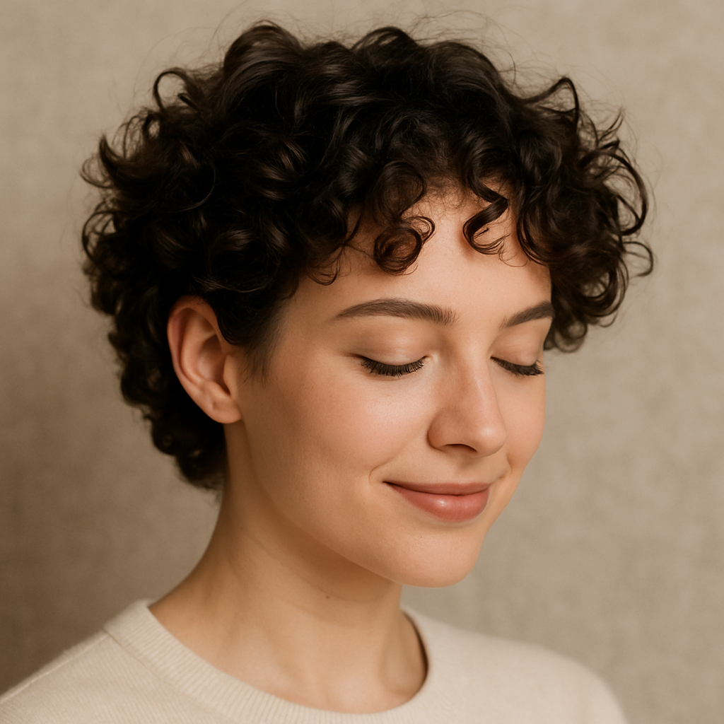 🌀 Locken zaubern trotz kurzer Haare
