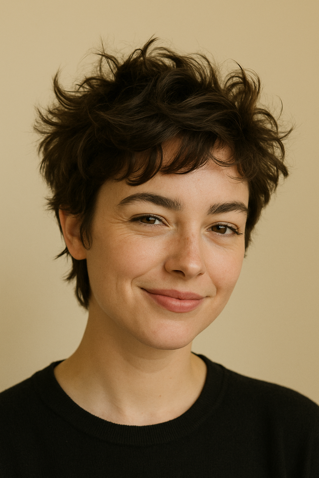 🔥 Der wuschelige Pixie – einfach machen lassen