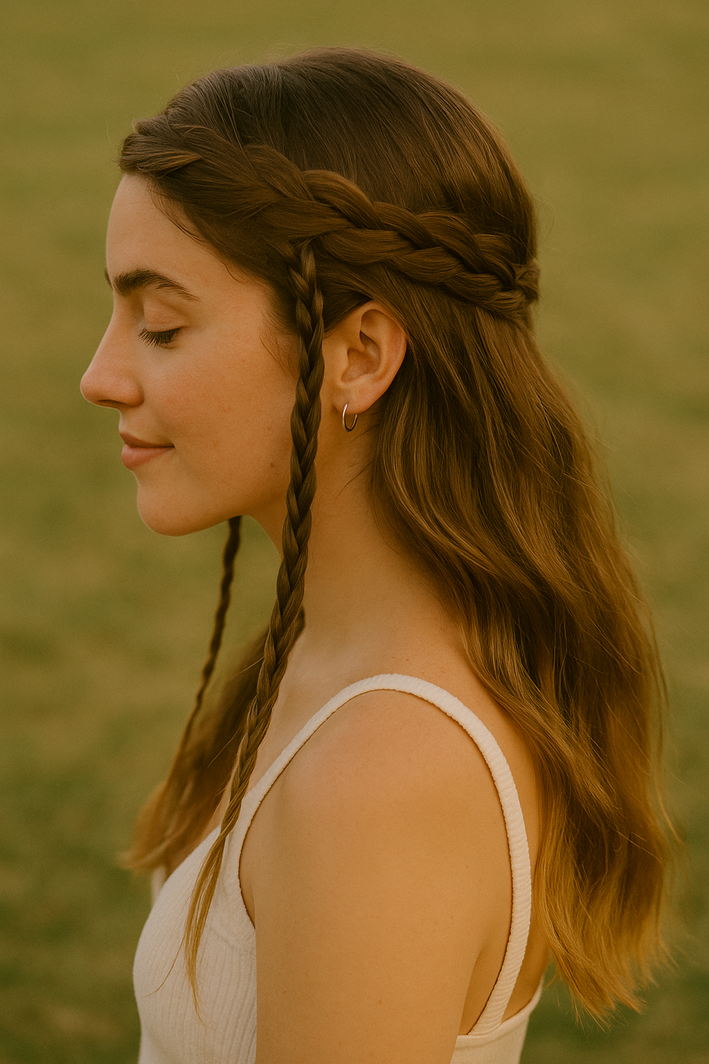 🧚‍♀️ Der geflochtene Kranz – für Elfen-Momente