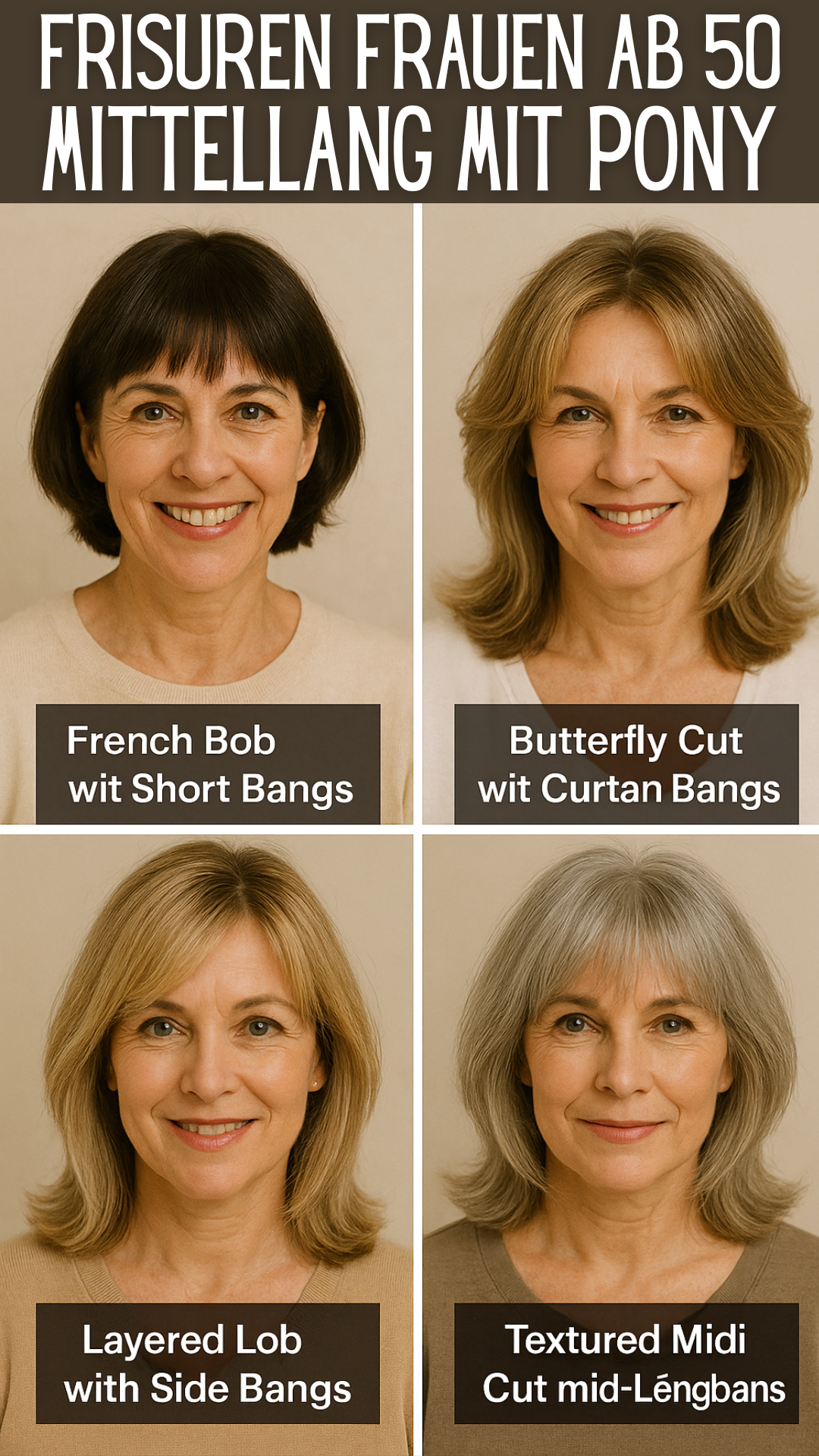 Frisuren Frauen Ab 50 Mittellang Mit Pony