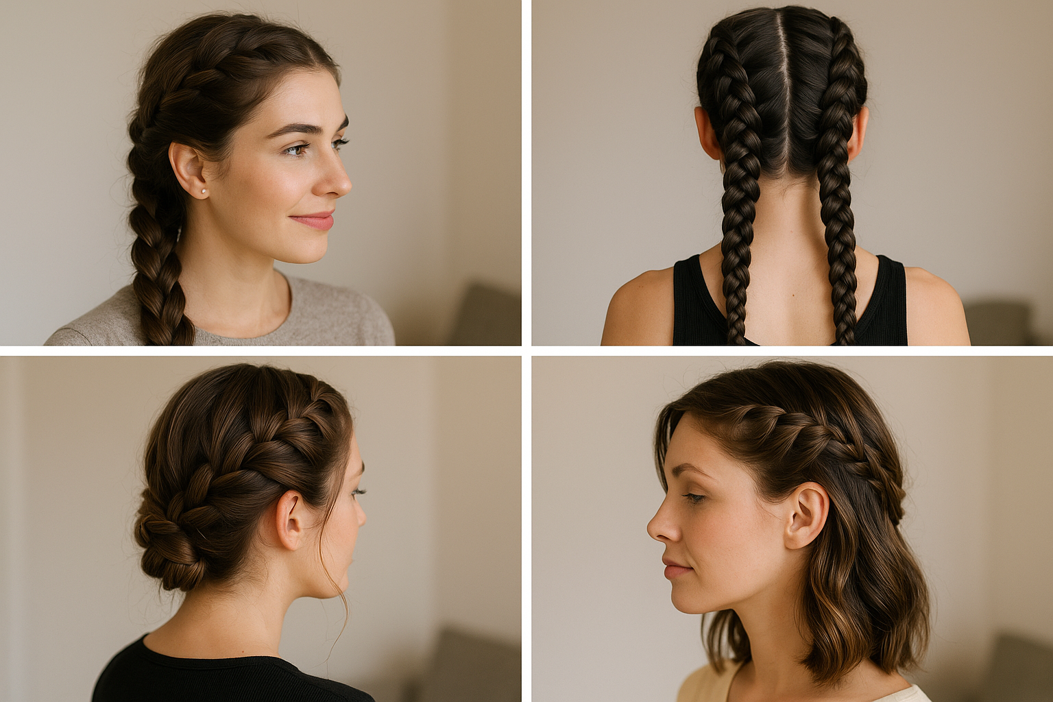 So zauberst du Braids Frisuren selber machen anleitung die alle Blicke auf sich ziehen