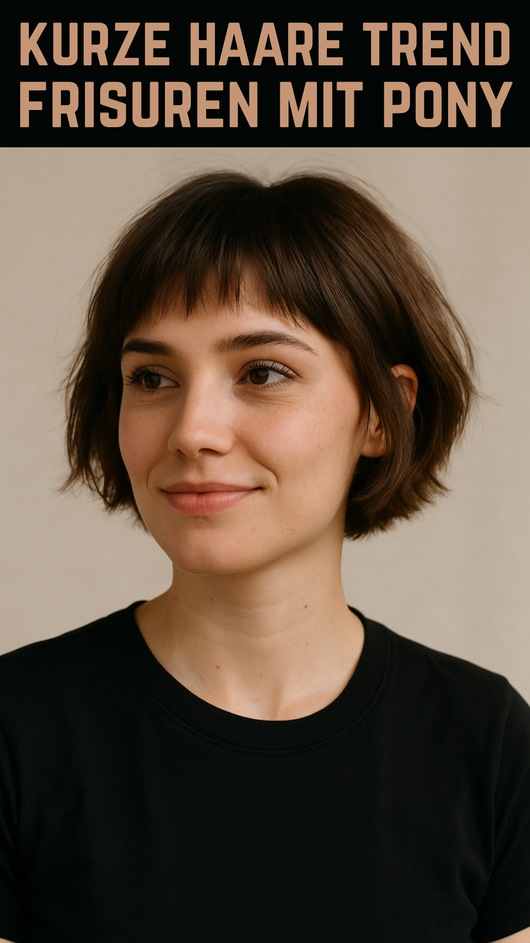 kurze haare trend frisuren mit pony