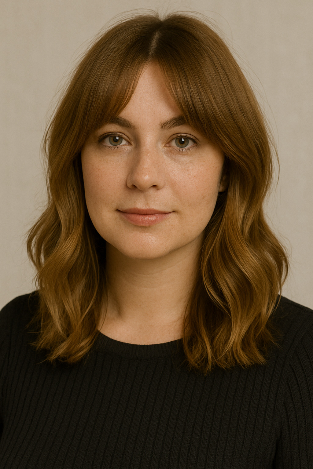 🌀 Stufenschnitt mit Curtain Bangs – schmeichelhaft und voll im Trend