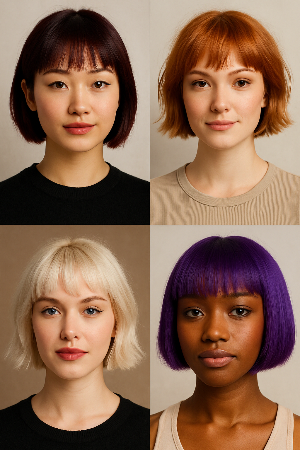 🌈 Farbe gefällig So wird dein Pony-Schnitt richtig zum Hingucker