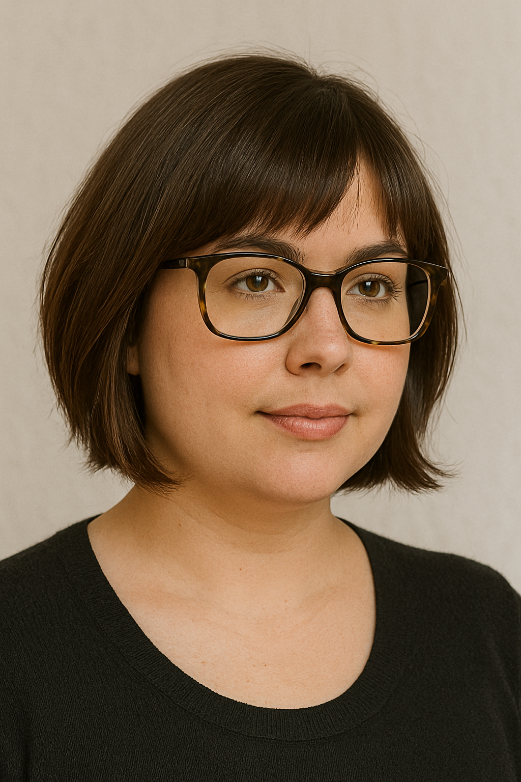 👓 Der perfekte Bob für Brillenträgerinnen mit rundem Gesicht