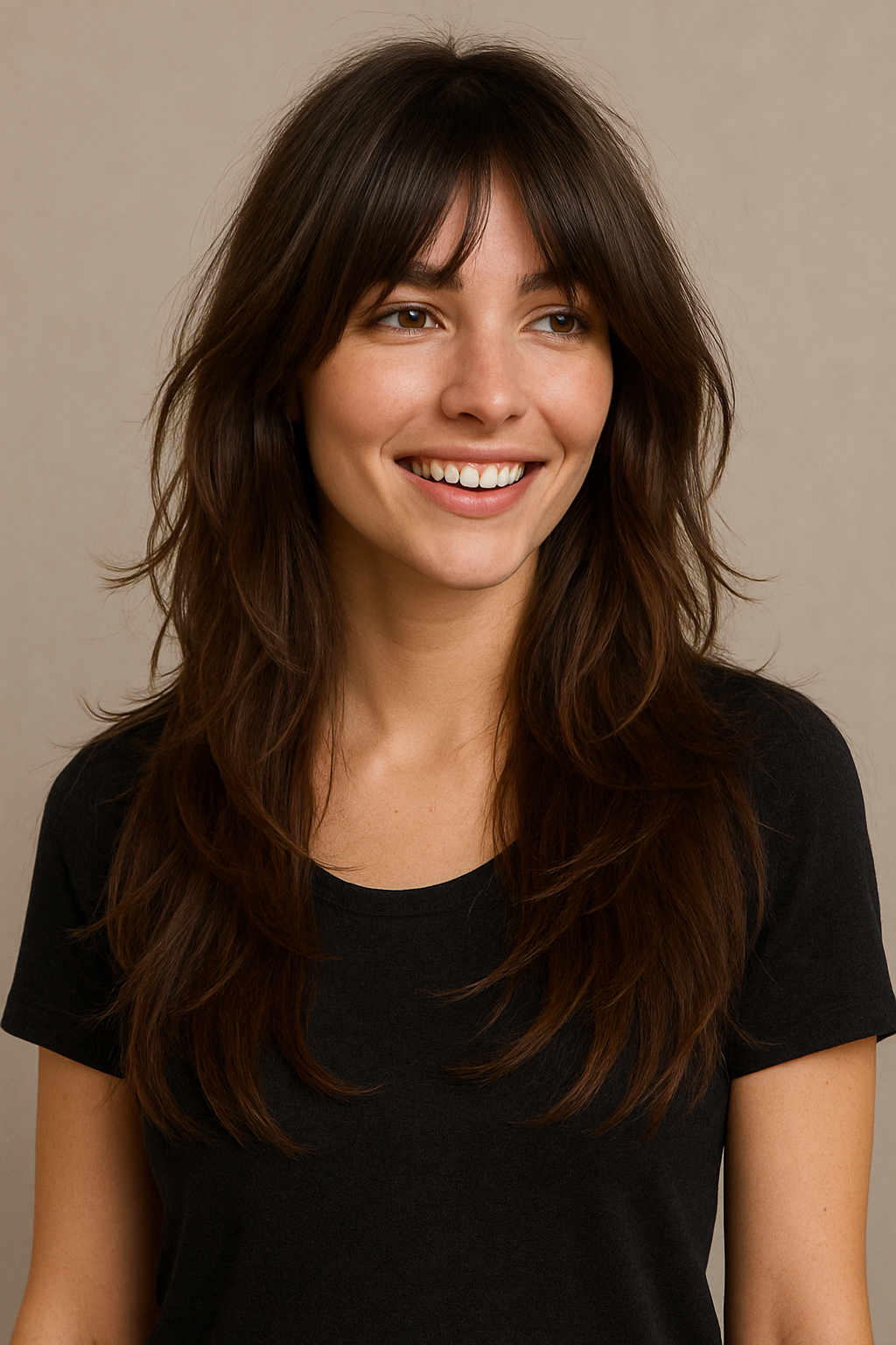 💃 Der fransige Stufenschnitt – wild, frei und absolut trendy