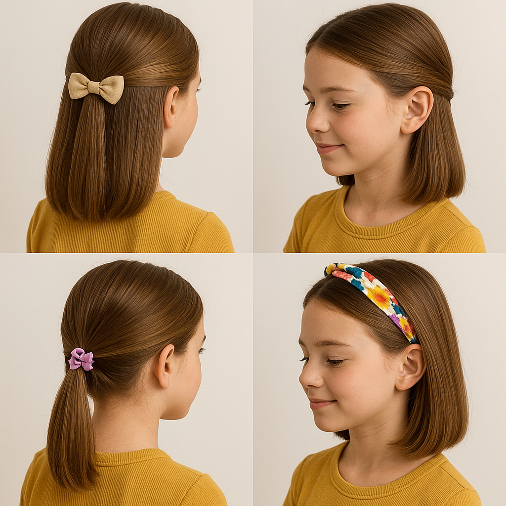 💡 Frisuren für die Schule einfach mit Zubehör aufpeppen