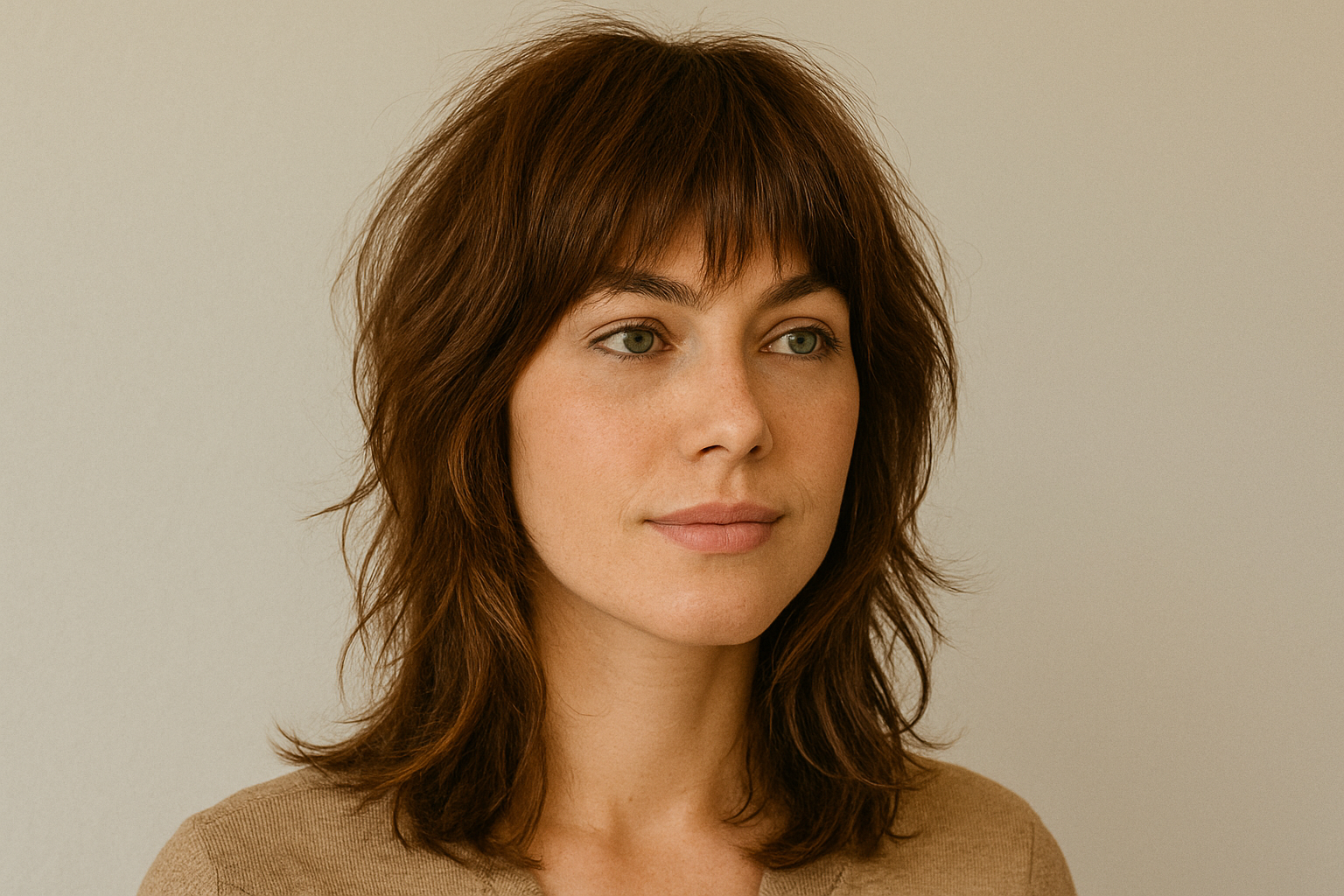 🔥 Der Midi-Wolf Cut – Statement pur