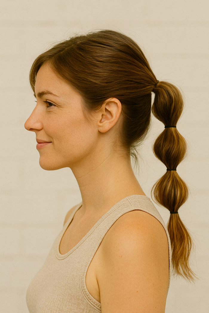 🦋 Bubble Ponytail – Ein Look, der auffällt