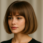 Bob Frisur Dunkelblond mit Pony – Warum alle gerade auf diesen Look abfahren