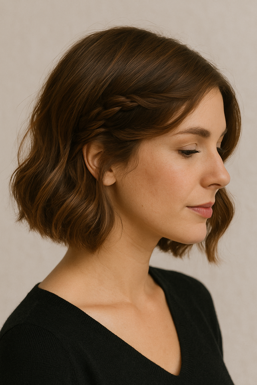 Seitlicher Zopf für besondere Momente 💃