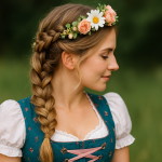 Oktoberfest Frisur leicht mit Flechtzopf & Accessoire – Die schönsten Ideen für dein Wiesn-Outfit 2025