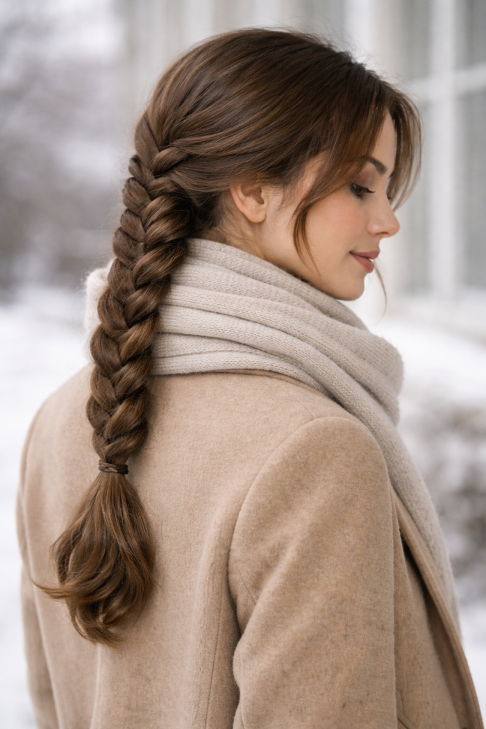 11 Winter Frisuren ohne Hitze Der French Braid Klassiker 🇫🇷