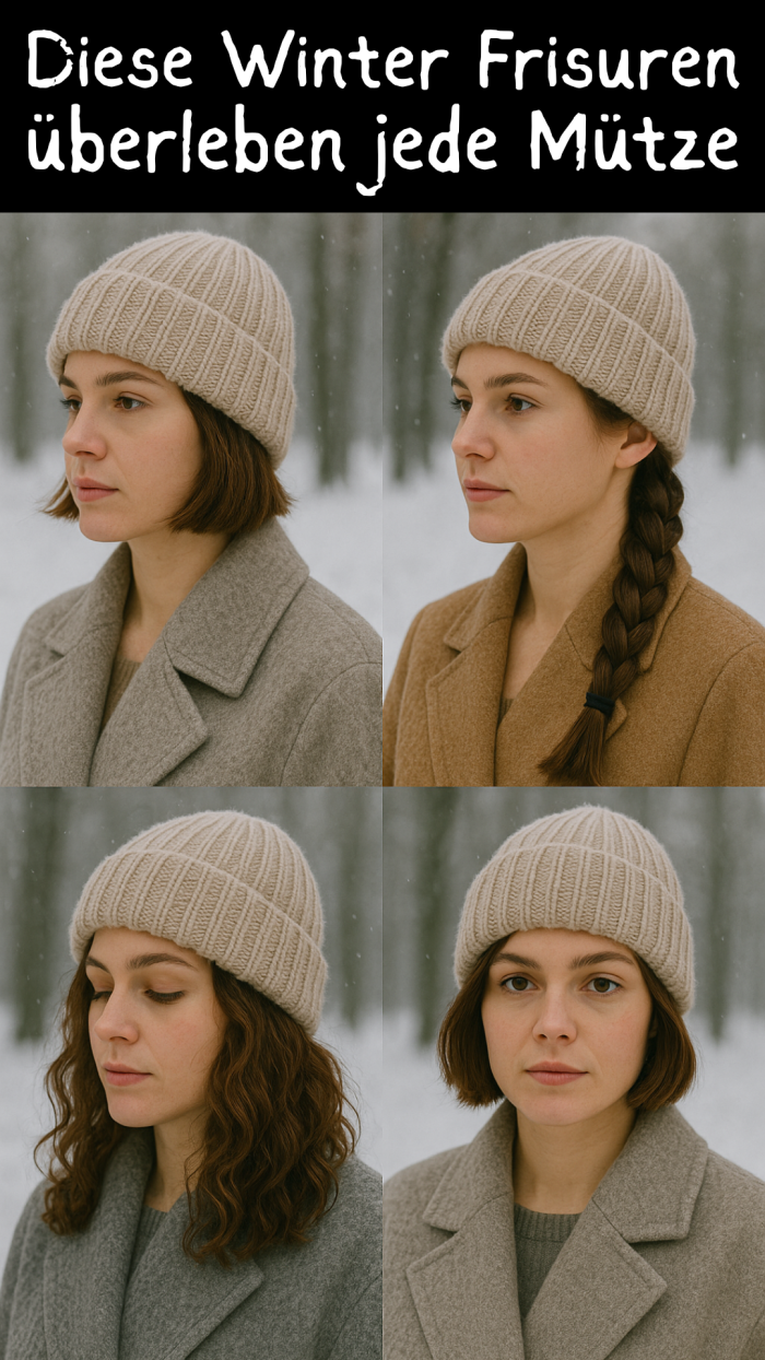 Diese Winter Frisuren überleben jede Mütze