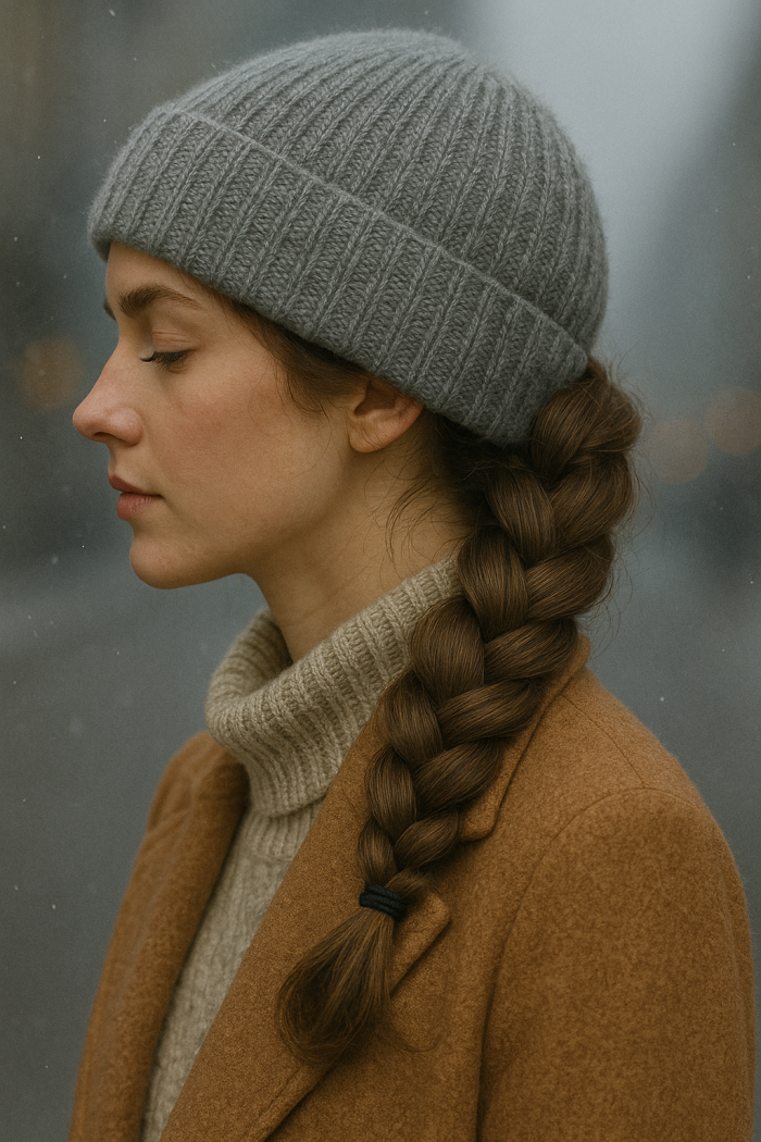 Flechtfrisuren als Winter Geheimwaffe